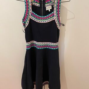 Milly Vibrant Multicolor Knit Dress